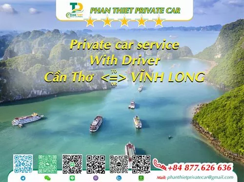 Private Car From Can Tho <=> Vinh Long (private car with driver)